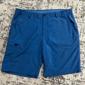 Greg Norman Collection Blue Hybrid Shorts